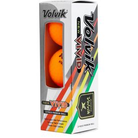 Vivid Matte Orange Golf Balls