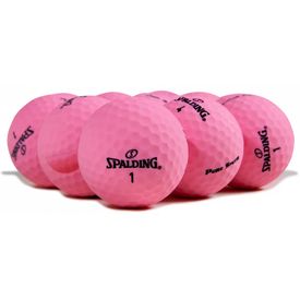 Pure Speed Matte Pink Logo Overrun Golf Balls