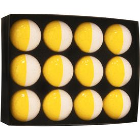 Eclipse White/Yellow Golf Balls