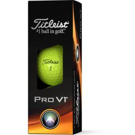 Pro V1 Yellow Personalized Golf Balls