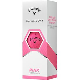 2023 Supersoft Matte Pink Golf Balls