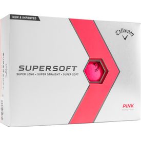 Supersoft Matte Pink Golf Balls