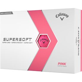 2023 Supersoft Matte Pink Golf Balls