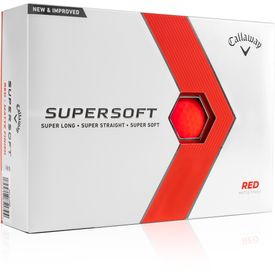 2023 Supersoft Matte Red Golf Balls