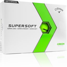 2023 Supersoft Matte Green Golf Balls
