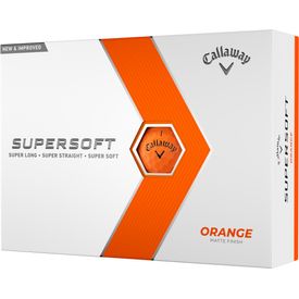 2023 Supersoft Matte Orange Golf Balls