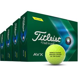AVX Yellow Golf Balls - Buy 3 DZ Get 1 DZ Free