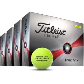 2023 Pro V1x Yellow Golf Balls - Buy 3 DZ Get 1 DZ Free
