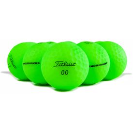 Velocity Matte Green Double Digit Logo Overrun Golf Balls