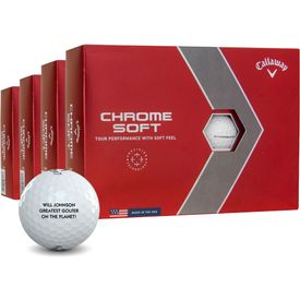 Chrome Soft Golf Balls - Buy 3 DZ Get 1 DZ Free