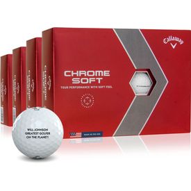 Chrome Soft Golf Balls - Buy 3 DZ Get 1 DZ Free