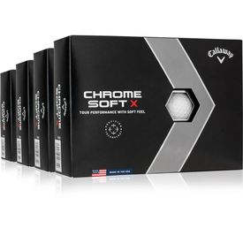 Chrome Soft X Golf Balls - Buy 3 DZ Get 1 DZ Free