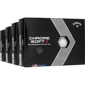 Chrome Soft X Golf Balls - Buy 3 DZ Get 1 DZ Free