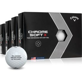 Chrome Soft X Golf Balls - Buy 3 DZ Get 1 DZ Free