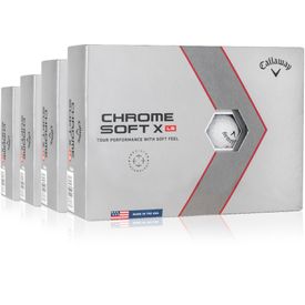 Chrome Soft X LS Golf Balls - Buy 3 DZ Get 1 DZ Free
