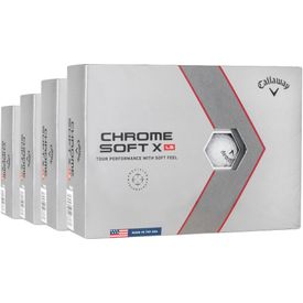 Chrome Soft X LS Golf Balls - Buy 3 DZ Get 1 DZ Free