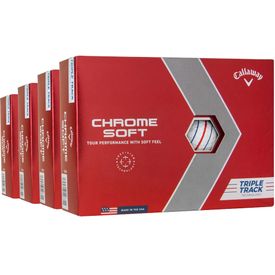 Chrome Soft Triple Track Golf Balls - Buy 3 DZ Get 1 DZ Free