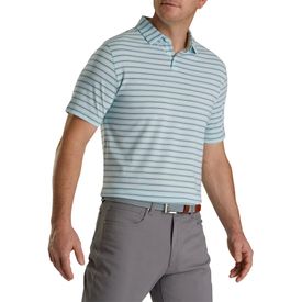 DriRelease Multi-Stripe Jersey Self Collar Polo