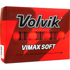 VIMAX Soft Matte Red Golf Balls