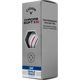 Chrome Soft X LS 360 Triple Track Golf Balls