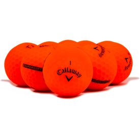 Supersoft Matte Orange Logo Overrun Golf Balls
