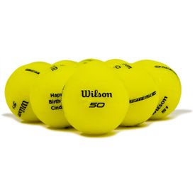 2023 Fifty Elite Yellow Logo Overrun Golf Balls