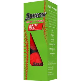 Soft Feel 13 Brite Red Golf Balls - Buy 2 DZ Get 1 DZ Free