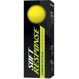 Soft Response Yellow Golf Balls - Double Dozen