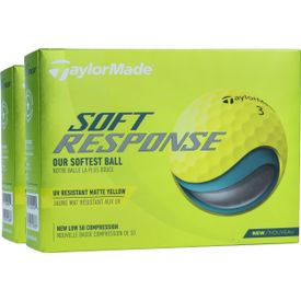 Soft Response Yellow Golf Balls - Double Dozen