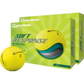 Soft Response Yellow Golf Balls - Double Dozen