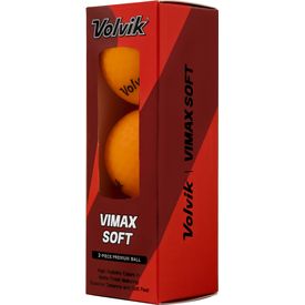 VIMAX Soft Matte Sherbet Orange Golf Balls