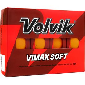 VIMAX Soft Matte Sherbet Orange Golf Balls
