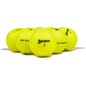 Z-Star XV 8 Yellow Logo Overrun Golf Balls