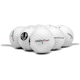 LA Golf Logo Overrun Golf Balls