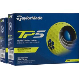 TP5 Yellow Golf Balls - Double Dozen