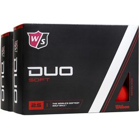 Duo Soft Red Golf Balls - Double Dozen