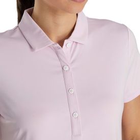 Solid Lisle Self Collar Polo for Women