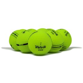 Vivid Matte Green Logo Overrun Golf Balls