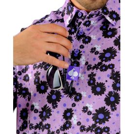 Dark Daisies Polo