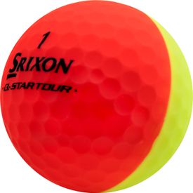 Q-Star Tour Divide 2 Yellow/Red Golf Balls