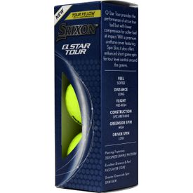 Q-Star Tour 5 Yellow Golf Balls - 2024 Model