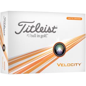 Velocity Matte Orange Golf Balls