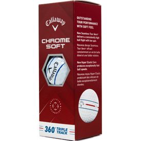 Chrome Soft 360 Triple Track Golf Balls - 2024 Model