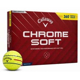 Callaway Golf 2024 Chrome Soft 360 Triple Track Golf Balls