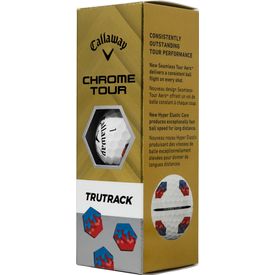 Chrome Tour Blue/Red TruTrack Golf Balls
