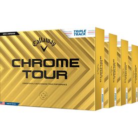 Chrome Tour Triple Track Golf Balls - Buy 3 DZ Get 1 DZ Free - 2024 Model