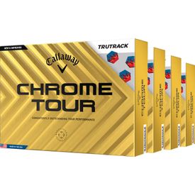 Chrome Tour TruTrack Golf Balls - Buy 3 DZ Get 1 DZ Free - 2024 Model
