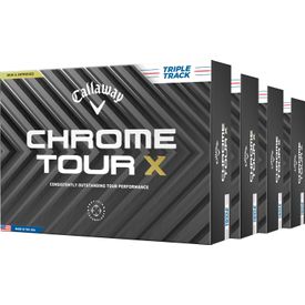 Chrome Tour X Triple Track Golf Balls - Buy 3 DZ Get 1 DZ Free