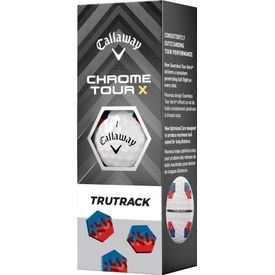 Tour X Blue/Red TruTrack Golf Balls - Buy 3 DZ Get 1 DZ Free - 2024 Model
