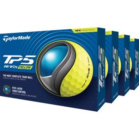 TP5 Yellow Golf Balls - Buy 3 DZ Get 1 DZ Free - 2024 Model